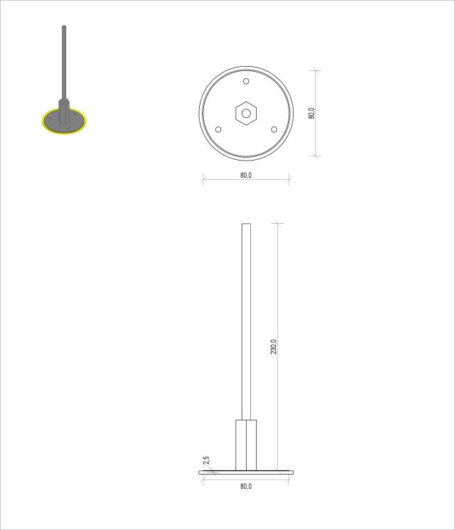 Maadoitusankkurit pyörötangolla